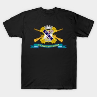 8th Infantry Regiment w Br - Ribbon X 300 T-Shirt